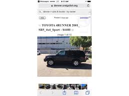 Search used used cars listings to find the best local deals. 2001 Toyota 4runner For Sale By Owner In Denver Co 80249