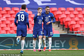 Ziyech was handed only his 14th. Thomas Tuchel Hails Semi Final Hero Hakim Ziyech For Forcing His Way Back Into Chelsea Plans Daily Mail Online