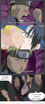 Even Naruto Had Experienced Kissing Naruto Shippuden Anime Anime Funny Naruto Comic