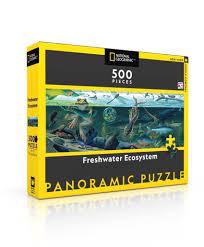 Here are some of the national geographic & other 3d puzzles we found on sale: Freshwater Ecosystem Panoramic Puzzle National Geographic Northwest Nature Shop