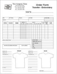 T Shirt Order Form Template Order Form Template T Shirt Design Template Order Form