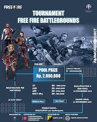 A great looking flyer can achieve wonderful. Free Fire Tournament Wallpaper
