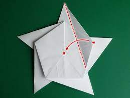 How to give money as an origami gift? Folding 5 Pointed Origami Star Christmas Ornaments