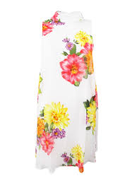 Full star full star full star half star empty star. Jessica Howard Women S Floral Print Mock Neck Dress Ebay