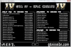 I've also read a few complaints about. Gta 4 Gta Iv Eflc Cheats Mod Gtainside Com