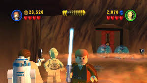 From darth vader's pursuit of princess leia aboard her blockade runner to a showdown on the. Lego Star Wars The Video Game 2005 Promotional Art Mobygames