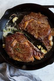 Pan Seared Steak With Garlic Butter Sauce Recipe Yummly Seared Steak Recipe Steak Recipes Pan Seared Cooking The Perfect Steak