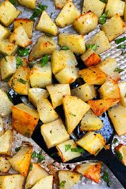 Bake extra potatoes and use leftovers for hash browns the next day. Oven Roasted Potatoes One Pan One Pot Recipes