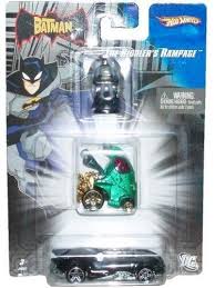 Buy Hot Wheels 1 64 Scale Batman Series Die Cast Cars Set The Riddler S Rampage With Batman Mini Figure Riddler S Car And Batmobile Online At Low Prices In U Batmobile Hot Wheels Diecast