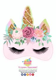 Check spelling or type a new query. Pink Unicorn Free Printable Masks Oh My Fiesta In English