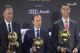 توج نادي ريال مدريد الإسباني بلقب نادي القرن في العالم، من غلوب سوكر، والتي تقام سنويا في دبي. Dkxac0e5wcmqm