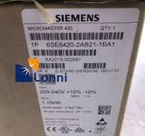 6SE6420-2AB21-1BA1 6SE6 420-2AB21-1BA1 New Siemens MICROMASTER 420 1.1kW