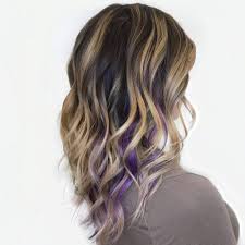 21 Examples Of Purple Highlights To Show Your Colorist In 2020 Purple Highlights Brown Hair Purple Hair Highlights Highlights Brown Hair