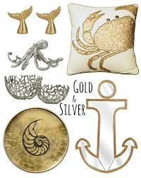 Contact goldstone accessories & home decor on messenger. Gold And Silver Coastal Home Decor Accessories Coastal Decor Ideas Interior Design Diy Shopping