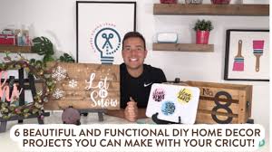 Cricut projects, diy gift ideas this diy decorative glass block project took less than an hour to make and the recipients of these gifts loved them! 6 Beautiful And Functional Diy Home Decor Projects You Can Make With Your Cricut Youtube