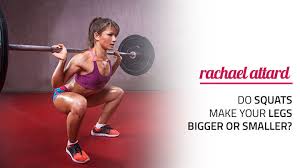 The calories you burn doing a hiit routine will be more than the calories burned doing squats alone. Do Squats Make Your Legs Bigger Or Smaller Rachael Attard Lean Legs Expert