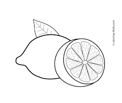 Lemons Fruits Coloring Pages For Kids Printable Free Fruit Coloring Pages Coloring Pages Coloring Pages For Kids