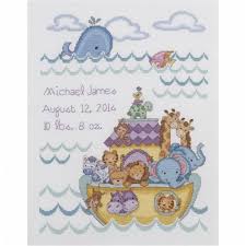 >80% items are new · fill your cart with color · returns made easy Noah S Ark Birth Record Counted Cross Stitch Kit 10 X 13 14 Count Walmart Com Walmart Com