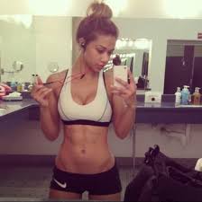 By building a strong core (focusing on obliques and lower abs, of course) and torching abdominal body fat. Eat Clean Make Changes Wow Hello Abs And V Cut Sexy Girl 3