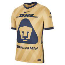 El equipo de los pumas unam continúa preparándose de cara al inicio del torneo. Pumas Unam 2020 21 Stadium Third Men S Football Shirt Nike Ae