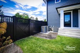 Maybe you would like to learn more about one of these? Gorgeous Black Pvc Vinyl Privacy Fence Panels From Illusions Vinyl Fence Contemporary Garden New York By Illusions Vinyl Fence Houzz