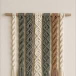 Beginning macrame class, learning knots