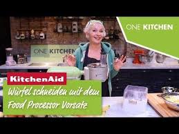 Mit Dem Kitchenaid Foodprocessor Wurfel Schneiden 5ksm2fpa By One Kitchen Youtube Wurfel Kuche Backofen Reinigen