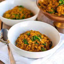 Coconut Green Curry Lentils Pinch Of Yum Recipe Lentil Recipes Lentil Curry Lentil Curry Recipes