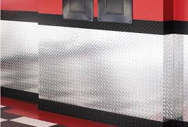 Stainless Steel For Garage Walls Is A Great Way To Protect Them From The Elements Garage Decor Plates On Wall Garage Walls