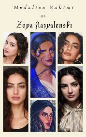 Using objects like rose petals and gold, she is able to change alina's face and hair. Medalion Rahimi As Zoya Nazyalenski Persian Iranian Suli From Shadow And Bone Fancast Nyt Bestselling Book Series Shadow African Culture Fictional World