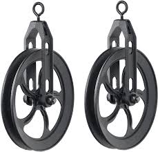 These drill points for balancing can create weak points. Rustic State Vintage Rustic Industrial Look Medium Wheel Farm Pulley For Custom Make Wall Pendant Lamps Frosty Black Set Of 2 Amazon Com