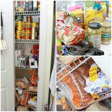 A pantry is a room where beverages, food, and sometimes dishes, household cleaning chemicals, linens, or provisions are stored. No Pantry No Problem Food Storage Ideas Mom 4 Real