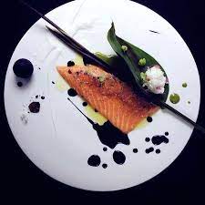 Salmon Black Lemon Food Chefsofinstagram Chef Bahrain Restaurant Food Plating Deli Food Food Tool