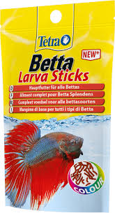 These small, floating pellets are an ideal staple diet for bettas and are packed with patented procare for optimal health. Tetra Betta Larva Sticks 5 G