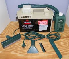 Little Green Bissell Carpet Cleaner Instructions Bissell Little Green Deluxe Portable Model 1653 6 With Attachments Bissell Portable House Portable Bissell