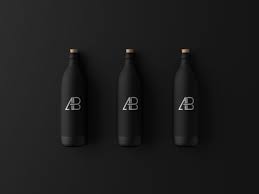 Matte Black Bottle Mockup Bottle Mockup Free Mockup Mockup Free Psd