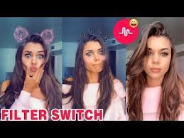 Filter Switch Challenge Funny Musically Tik Tok Compilation Challenges Funny Filters Music