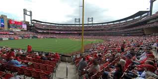 busch stadium section 169 rateyourseats com