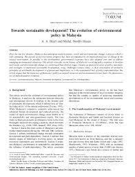 In additional to these renewable natural resources. Pdf Evolution Of Sustainable Development In Malaysia Adnan A Hezri Academia Edu