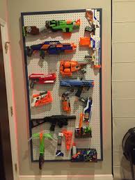 Hang nerf guns up on a pegboard. Pin On Nc Home