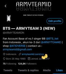 Bts Armyteam 3 Armyteamidn Twitter