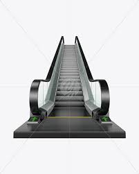 Download Escalator Mockup In Object Mockups On Yellow Images Object Mockups