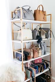 Haute Off The Rack Closet Organization Office Closet Office Space Ideas Closet Space Idea How To Create You Re Own Handbag Display Closet Office Glam Room