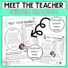 To use the free trim option, simply slide the scissors on both sides of. Meet The Teacher Editable Template By Wild And Free In Grade Three