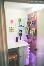 How to organize your entire craft space and supplies with this 3 day challenge! Small Space Craft Room Makeover Mom Spark Mom Blogger