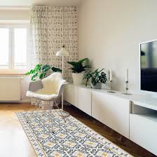 yellow gray kitchen mat, pvc vinyl mat