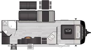 Save on a 2020 keystone cougar half ton 32dbh 5th wheel floor plan. Cougar Half Ton Luxury Travel Trailers Compare Floorplans Keystone Rv