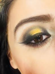 Black And Gold Halo Eye Makeup Black N Gold Halo Eye Makeup Halo Eye Makeup Eye Makeup Gold Halo