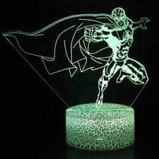 China 3d Marvel Heroes Optical Illusion Lamps Night Lights For Cartoon Company Promotion Gift China Lamps Night Light Marvel Heroes Led Table Desk Lamp