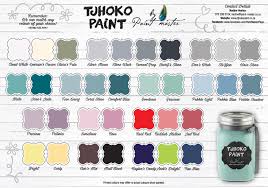 blue paint color chart